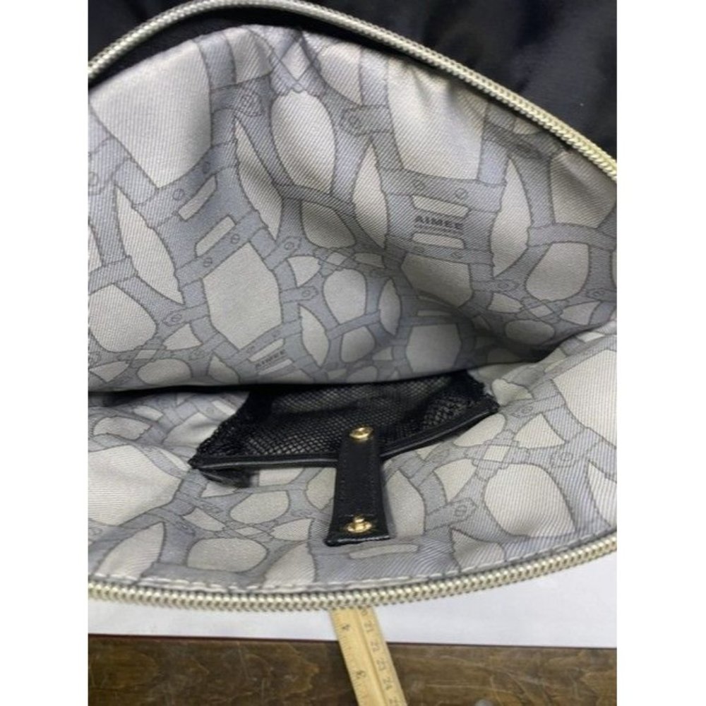 Aimee Kestenberg Super Light Positano Laptop Sleeve Black Nylon Backpack - Picture 8 of 9